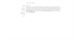 Desktop Screenshot of laurenoneal.net